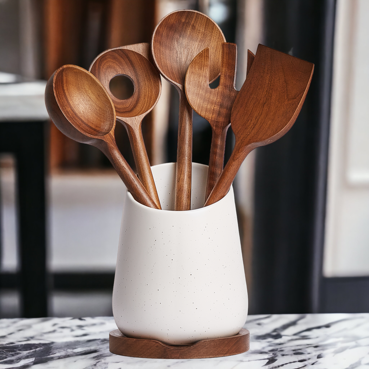 Wooden Cooking Utensils Set – Ziruma