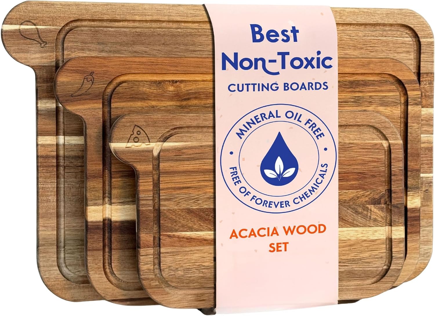 Non-Toxic Cutting Board Set