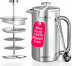 Stainless Steel French Press – 34 oz