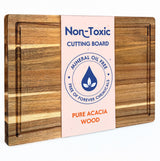 Acacia Wood Cutting Board – 16" × 11"
