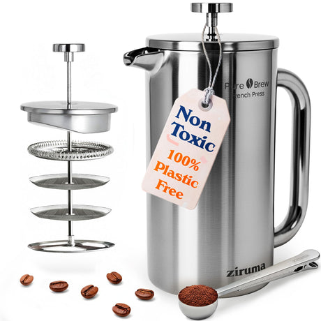 Stainless Steel French Press Coffee Maker